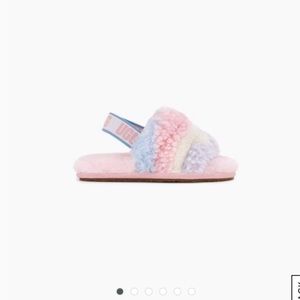 UGG TFluff Yeah Slide CALI COLLAGE size 8 toddler